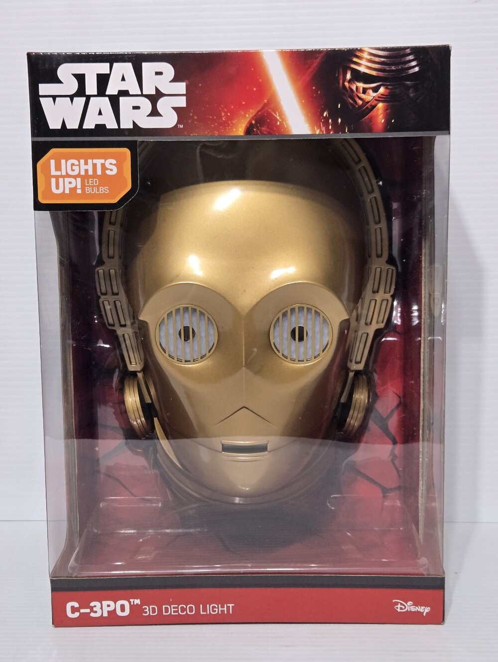 Star Wars C-3PO Gold 3D Deco Light with LED Eyes